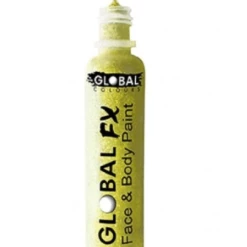 Global Colours Pride / Rainbow Costumes Global FX Face & Body Paint - Iridescent Yellow