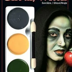 Mehron Tri-Colour Makeup Palette - Ghoul/Witch Halloween Costumes, Accessories, Makeup
