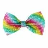 Pink Poppy Rainbow Rhinestone Bow Hairclip Hair Accessories