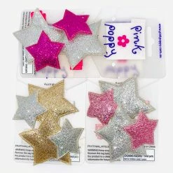 Pink Poppy Hair Accessories Hair Ties - Glitter Stars