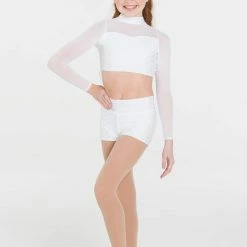 Studio 7 Dancewear Attitude Shorts | White