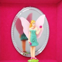 Pink Poppy Forest Fairy Small Music Box-Pink