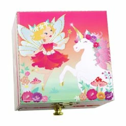 Brand new ๐ฅฐ Pink Poppy Unicorn & The Pixie Fairy Small Musical Jewellery Box ๐งจ 6 Pink Poppy Unicorn & The Pixie Fairy Small Musical Jewellery Box