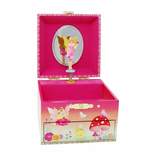 Brand new ๐ฅฐ Pink Poppy Unicorn & The Pixie Fairy Small Musical Jewellery Box ๐งจ 4 Pink Poppy Unicorn & The Pixie Fairy Small Musical Jewellery Box