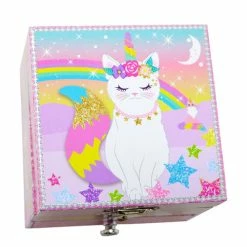 Pink Poppy Gifts Caticorn Dreams Small Musical Jewellery Box