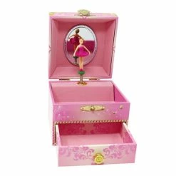 Pink Poppy Romantic Ballet Small Musical Jewellery Box Gifts