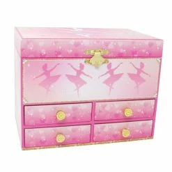 Pink Poppy Pirouette Princess Medium Music Box