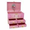 Pink Poppy Romantic Ballet Medium Musical Jewellery Box