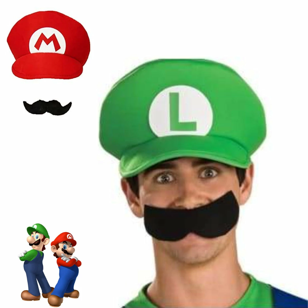 Buy ๐งจ CMA Mario & Luigi Set - Hat & Moe ๐ 1 CMA Mario & Luigi Set - Hat & Moe