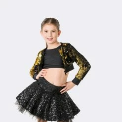 Studio 7 Dancewear Stage Lights Cropped Sequin Jacket