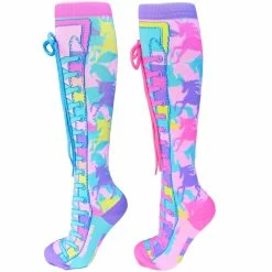 Mad Mia Pastel Rainbow Unicorn Socks