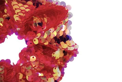 Discount 🌟 Pink Poppy Colour Burst Sequin Scrunchie Hair Accessories 🎁 3 Pink Poppy Colour Burst Sequin Scrunchie Hair Accessories