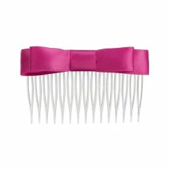 Mimy Design Hair Accessories Satin Hair Bow Comb