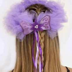 Fairy Girls Hair Accessories Butterfly Garland | Lilac