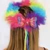 Fairy Girls Butterfly Garland | Rainbow Hair Accessories