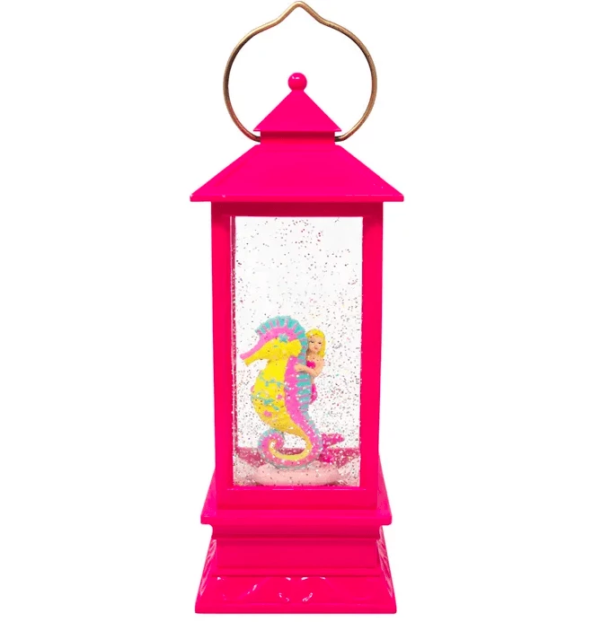 Budget 🤩 Pink Poppy Mermaid Glitter Lantern 🤩 1 Pink Poppy Mermaid Glitter Lantern