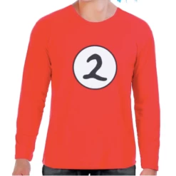 JD Party Fancy Dress Costumes Thing 2 Long Sleeve Top
