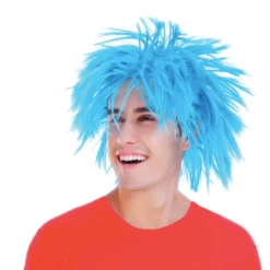 JD Party Thing 1 & Thing 2 - Spiky Blue Wig