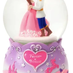 Pink Poppy Gifts Rotating Princess Musical Snowglobe