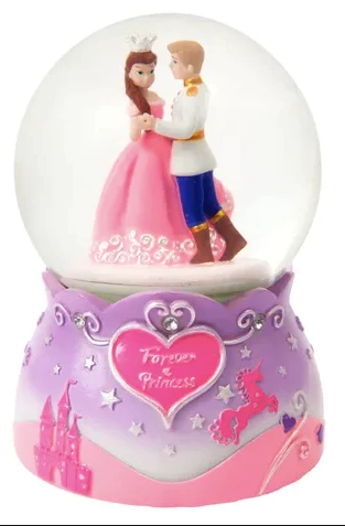 Deals 🎉 Pink Poppy Gifts Rotating Princess Musical Snowglobe ✨ 2 Pink Poppy Gifts Rotating Princess Musical Snowglobe