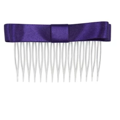 Mimy Design Hair Accessories Satin Hair Bow Comb