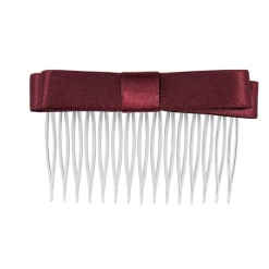 Mimy Design Hair Accessories Satin Hair Bow Comb