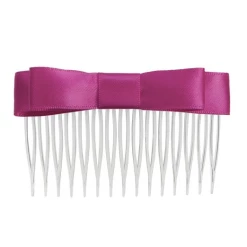 Mimy Design Hair Accessories Satin Hair Bow Comb