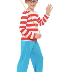 JD Party Fancy Dress Costumes Where's Wally Childrens Costume