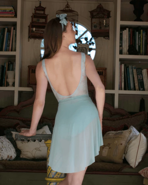 Buy ⌛ Eleve Dancewear Allison Misty Blue Leotard ✨ 2 Eleve Dancewear Allison Misty Blue Leotard