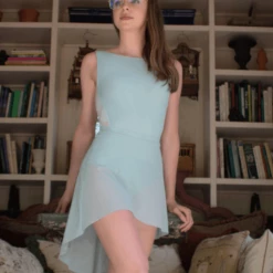 Eleve Dancewear Allison Misty Blue Leotard