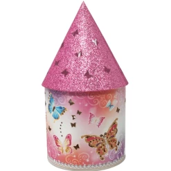 Pink Poppy Butterfly Skies Colour Changing Light