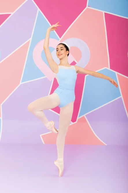 Best Sale ✔️ Claudia Dean Simona Snow X Ice Blue Leotard 💯 3 Claudia Dean Simona Snow X Ice Blue Leotard