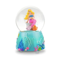 Pink Poppy Gifts Summer Mermaid Musical Snow Globe