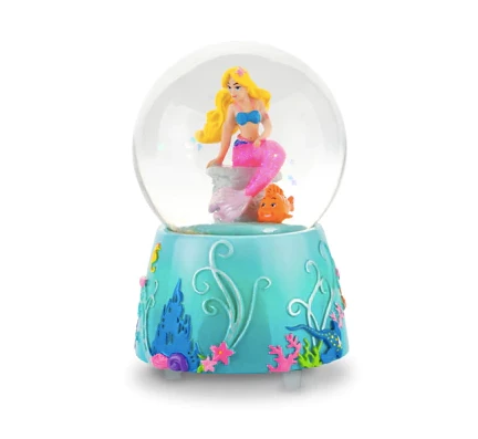 Discount ๐ฏ Pink Poppy Gifts โ๏ธ Summer Mermaid Musical Snow Globe โญ 1 Pink Poppy Gifts Summer Mermaid Musical Snow Globe