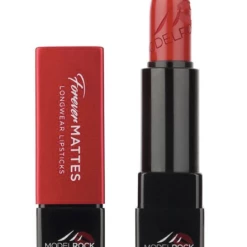 MODEL ROCK Forever Mattes Longwear Lipstick - **GOING TO BERLIN RED** Model Rock Lashes