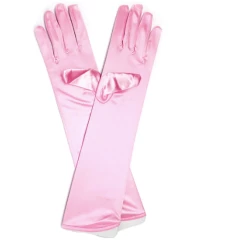JD Party Long Satin Gloves Frozen / Snow Princess