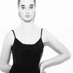 Budget ⭐ DANSE DE PARIS Dancewear Antoinette Jet Black Leotard ✔️ 7 DANSE DE PARIS Dancewear Antoinette Jet Black Leotard