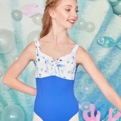 Claudia Dean Pearl Leotard - Aquavine Icicle