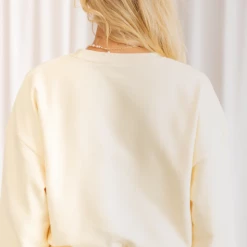 Claudia Dean Dancewear Sweater | Pastel Crew - Lemonade