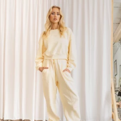 Claudia Dean Dancewear Sweater | Pastel Crew - Lemonade