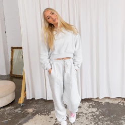 Claudia Dean Trackpants | Pastel Crew - Marl Grey Dancewear