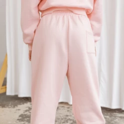 Claudia Dean Trackpants | Pastel Crew - Dusty Pink Dancewear
