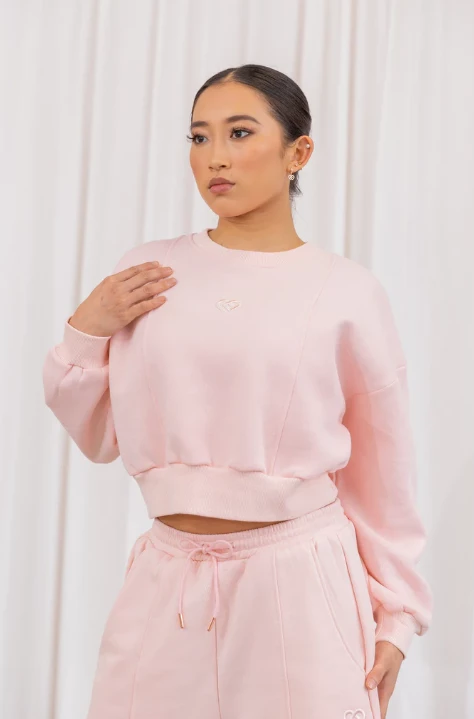 New ✔️ Claudia Dean Sweater | Pastel Crew - Dusty Pink ❤️ 2 Claudia Dean Sweater | Pastel Crew - Dusty Pink