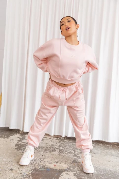 New ✔️ Claudia Dean Sweater | Pastel Crew - Dusty Pink ❤️ 1 Claudia Dean Sweater | Pastel Crew - Dusty Pink