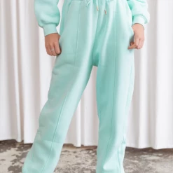 Claudia Dean Dancewear Trackpants | Pastel Crew - Mint