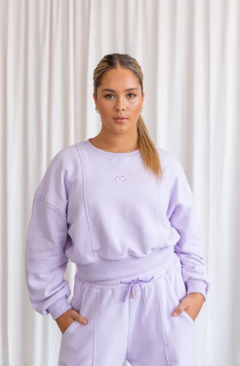 Brand new ๐ Claudia Dean Sweater | Pastel Crew - Lilac Dancewear โญ 3 Claudia Dean Sweater | Pastel Crew - Lilac Dancewear