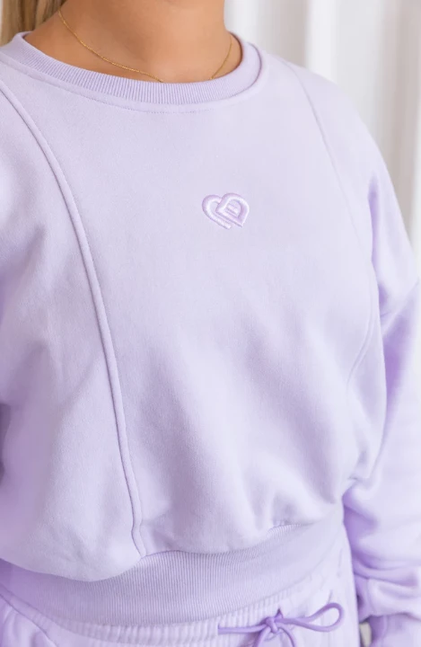 Brand new ๐ Claudia Dean Sweater | Pastel Crew - Lilac Dancewear โญ 1 Claudia Dean Sweater | Pastel Crew - Lilac Dancewear