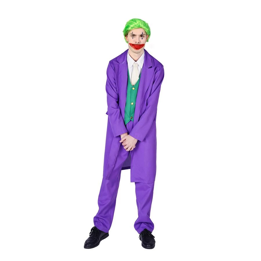 Buy ๐ JD Party Mens Costumes Purple Clown Joker Costume - Adult โจ 1 JD Party Mens Costumes Purple Clown Joker Costume - Adult