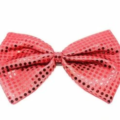JD Party Ties & Bow Ties Red Sequin Bow Tie Jumbo
