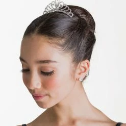 Studio 7 Dancewear Hair Accessories The Anastasia Tiara - Crystal White